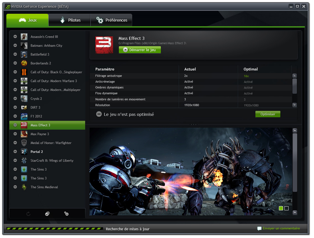 Geforce no puede optimizar 2024 juegos en este pc